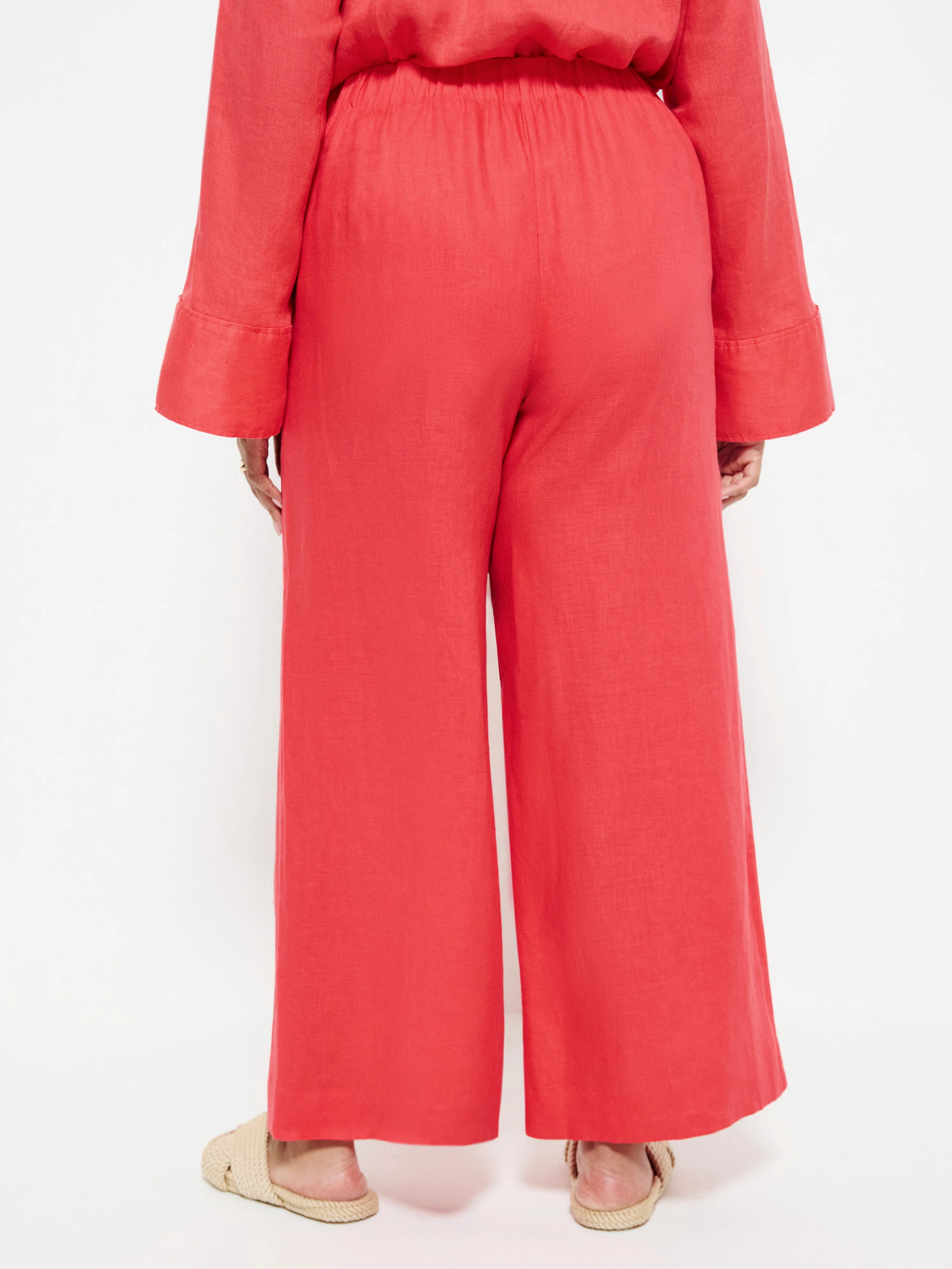 Flat Front Linen Pant - Image 9