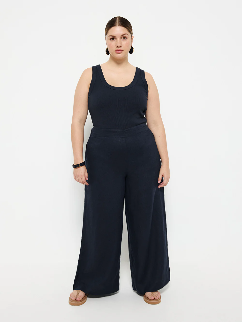 Flat Front Linen Pant - Image 11