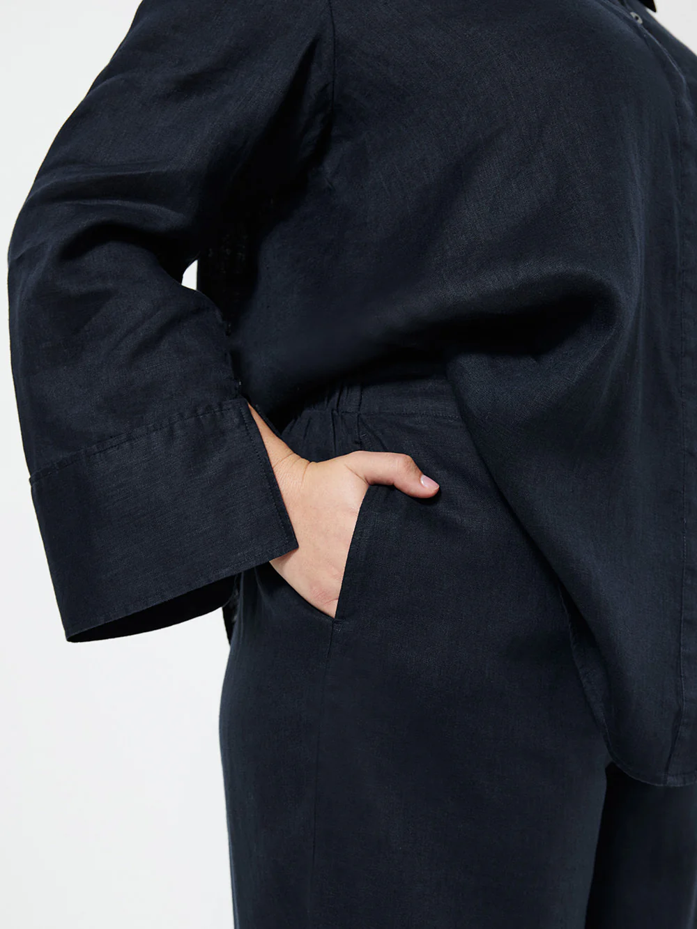 Flat Front Linen Pant - Image 9