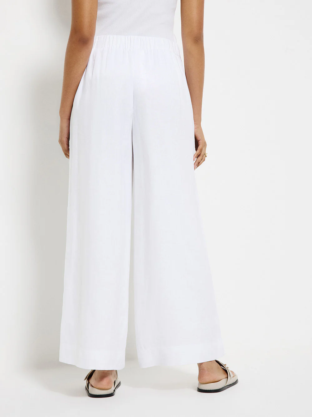 Flat Front Linen Pant - Image 4