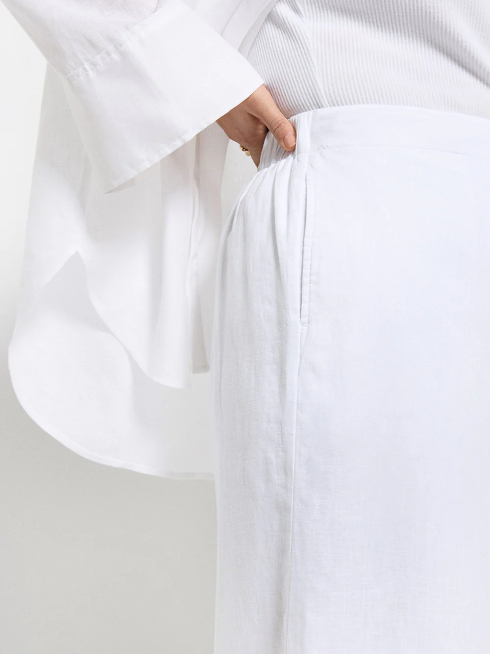 Flat Front Linen Pant - Image 7