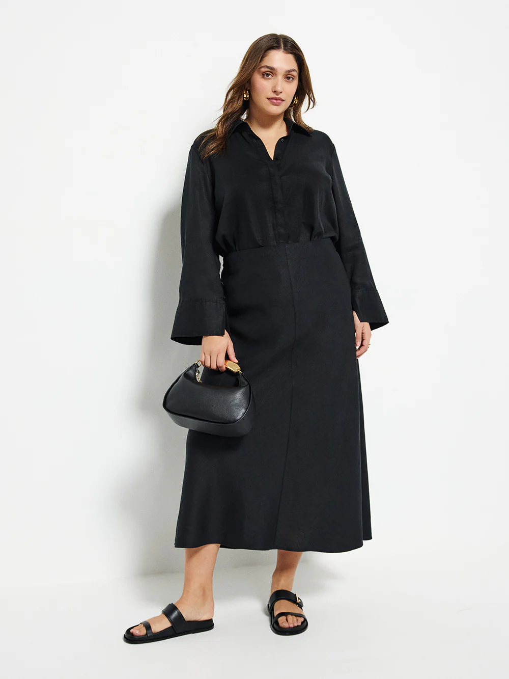 Flat Front Linen Skirt - Image 5