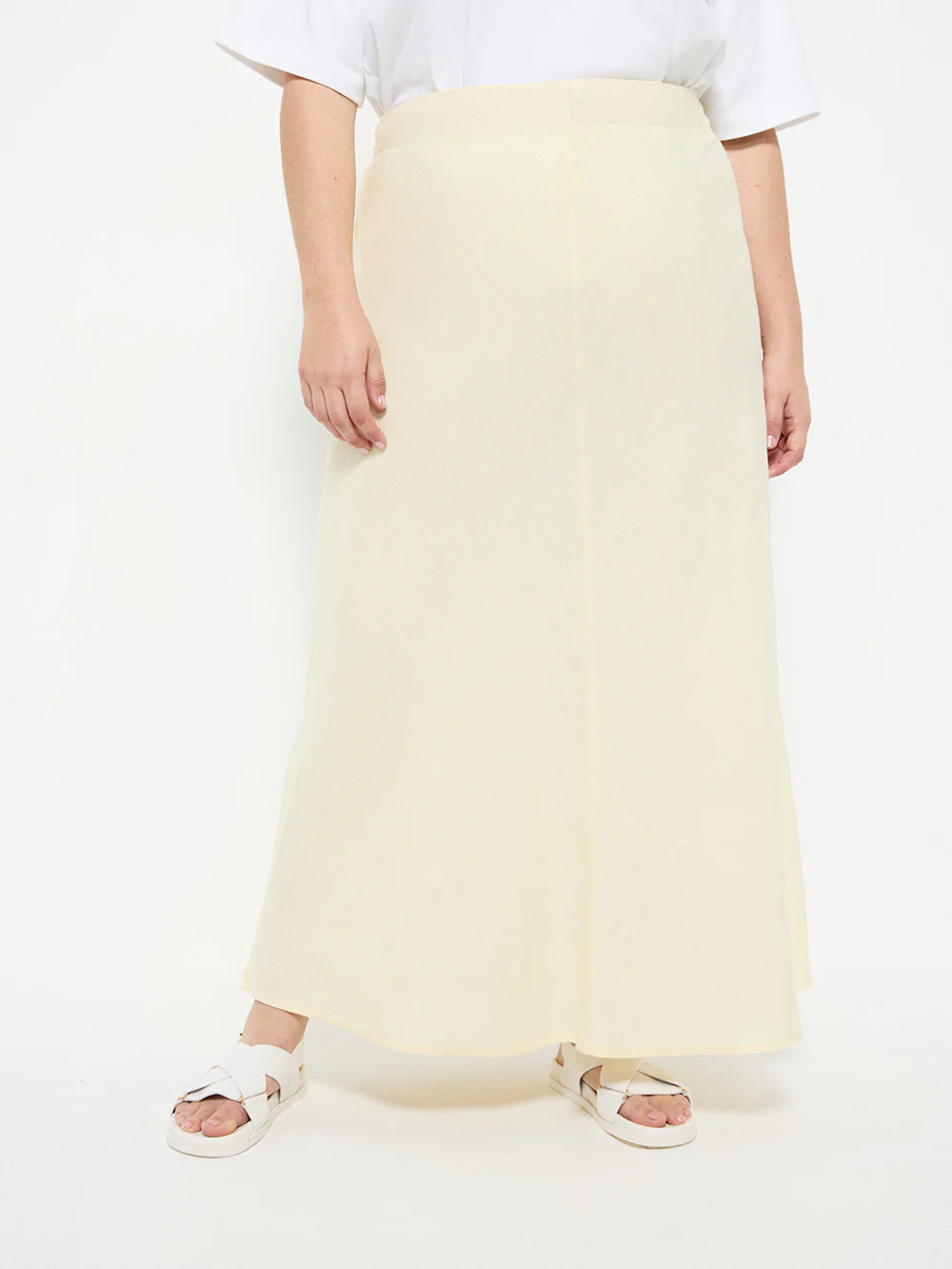 Flat Front Linen Skirt - Image 8
