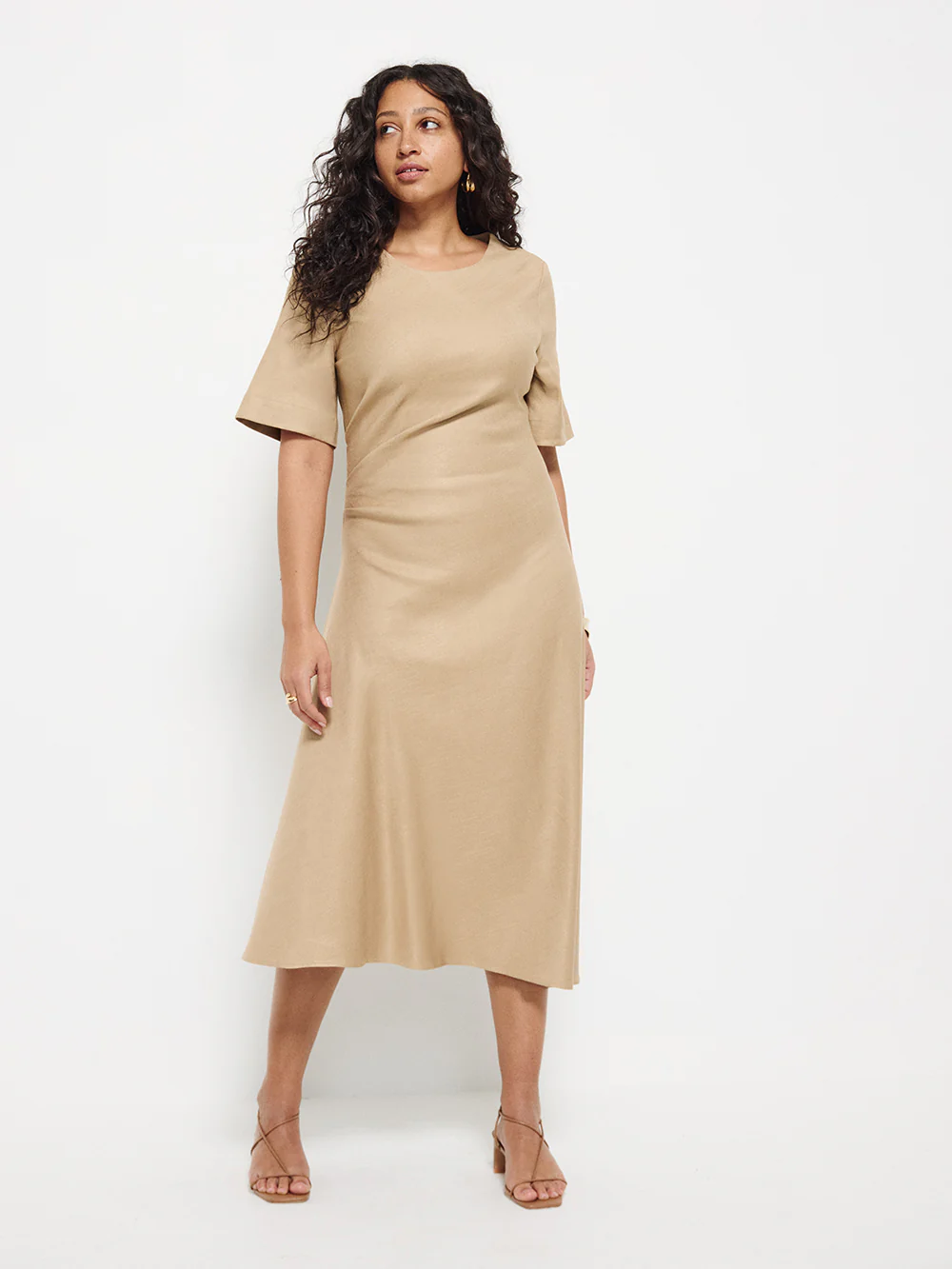 Gather Waist Dress