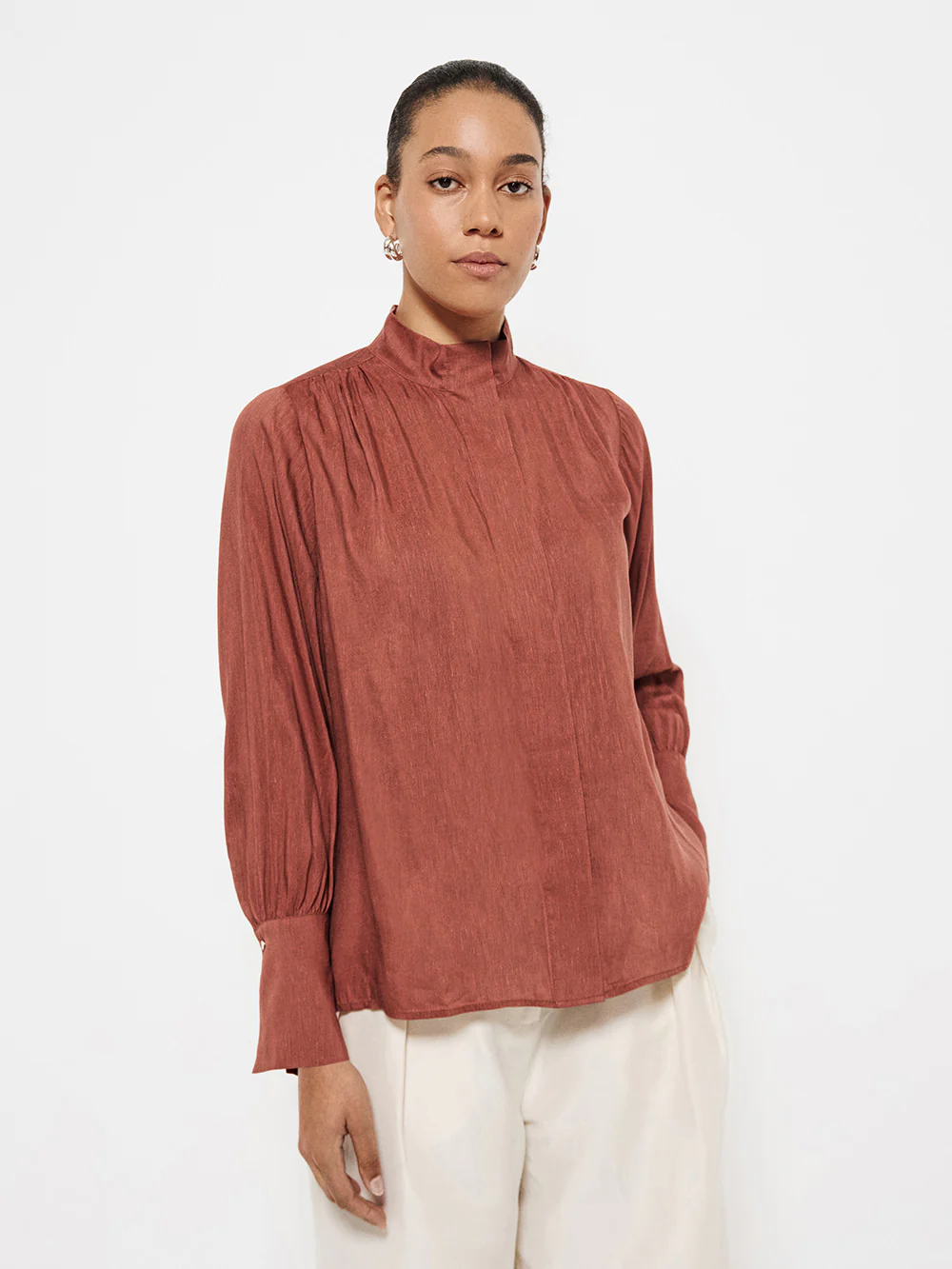 Gathered Blouse