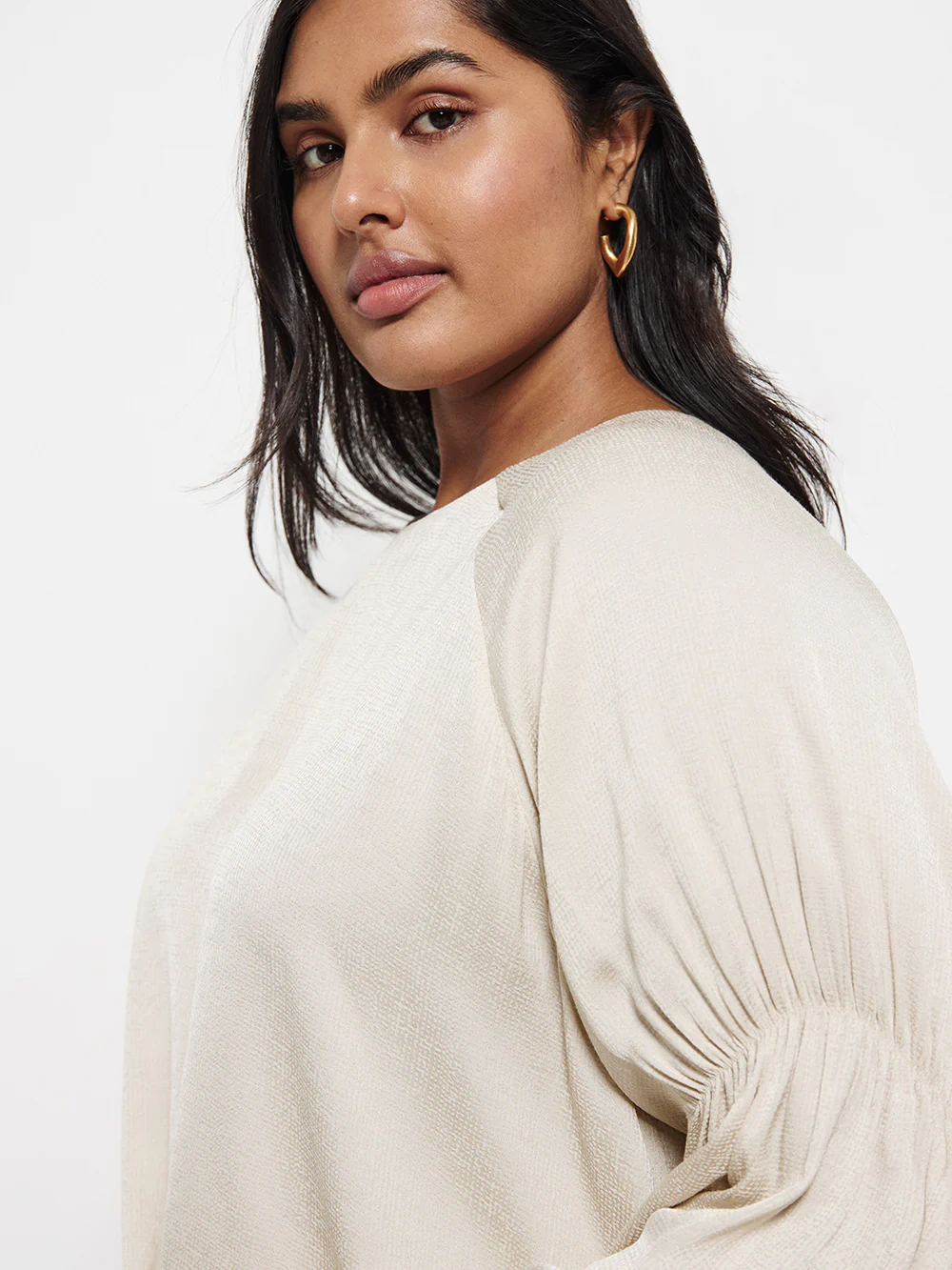 Gathered Sleeve Blouse - Image 6