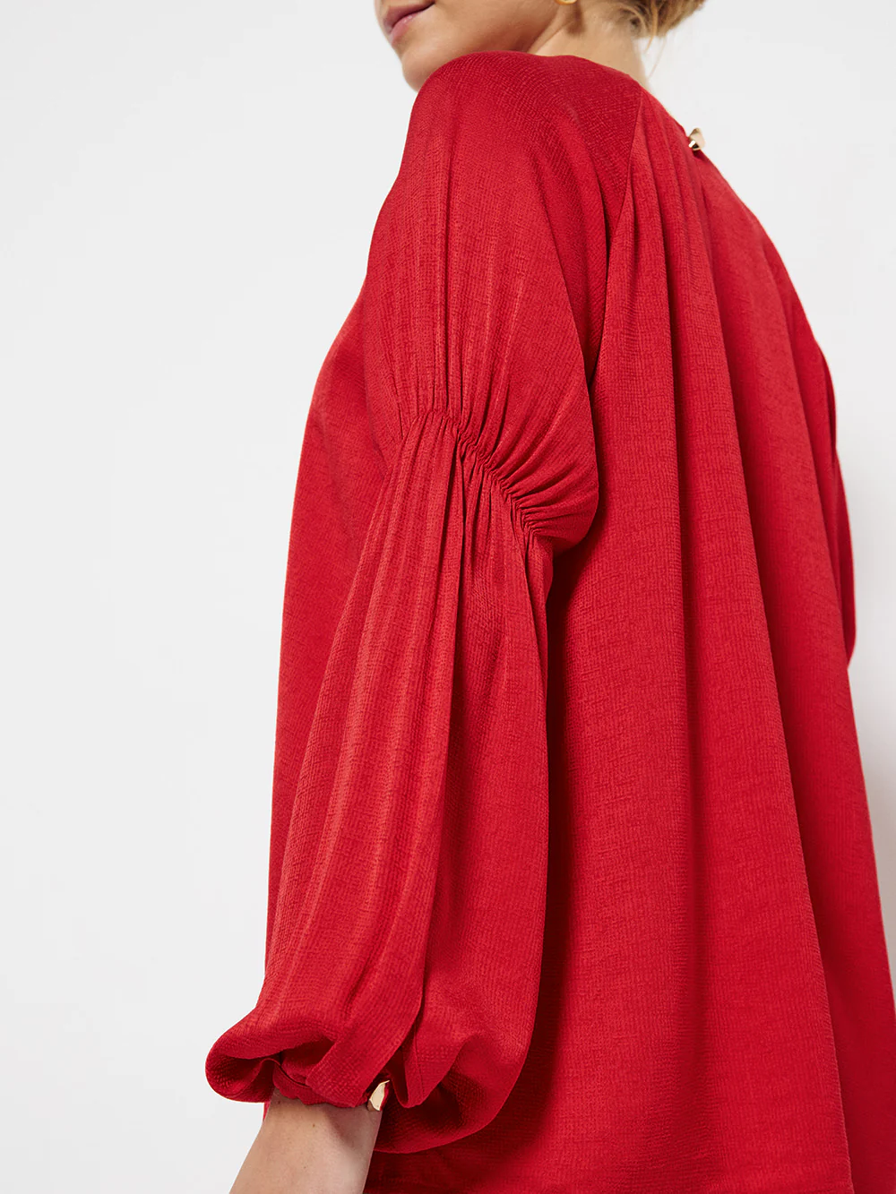 Gathered Sleeve Blouse - Image 2