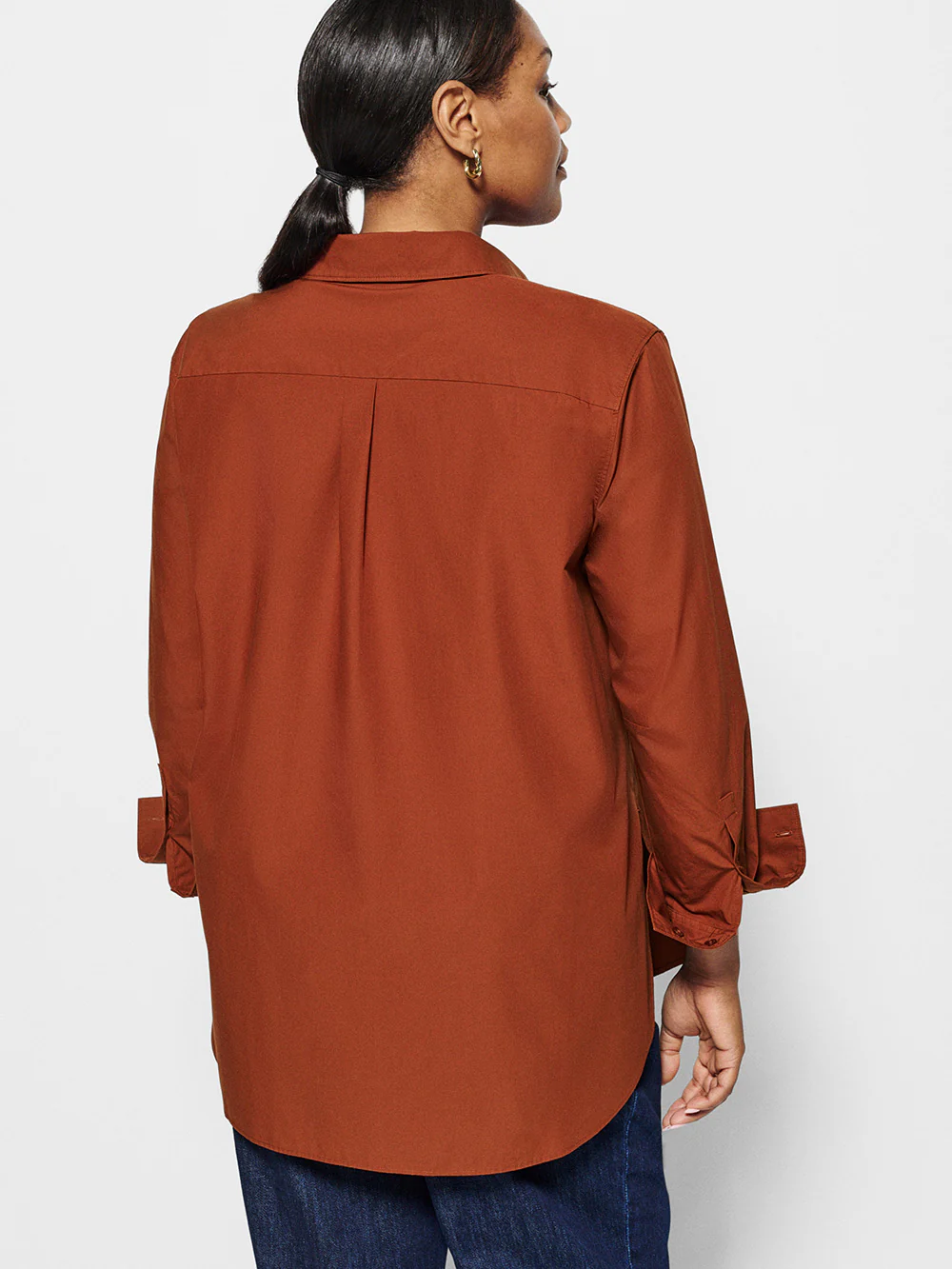 Good Earth Cotton Demi Shirt - Image 7