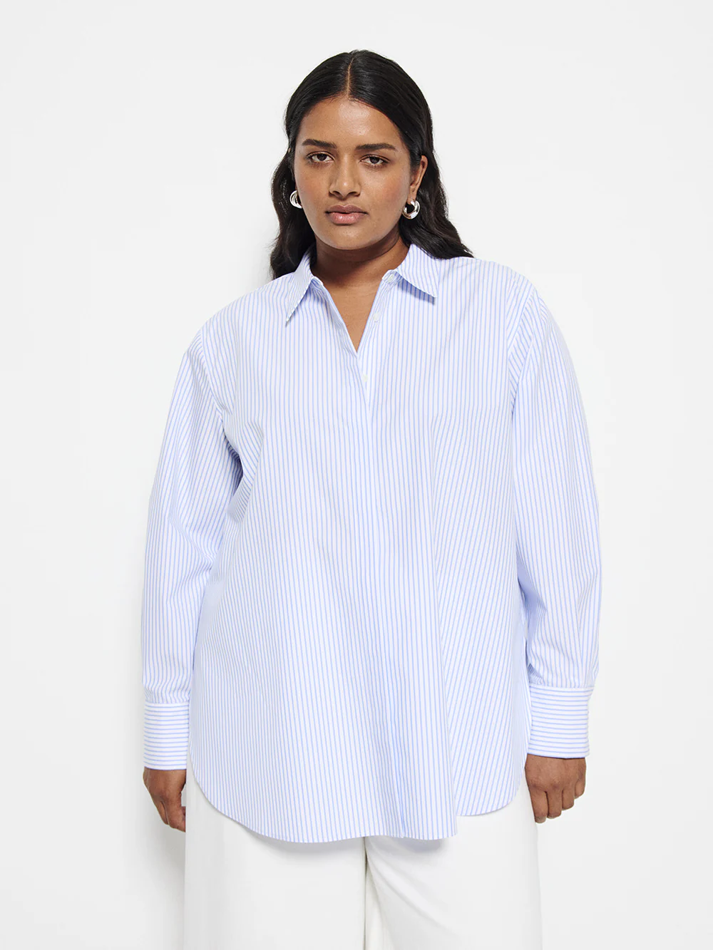 Good Earth Cotton Demi Shirt - Image 5