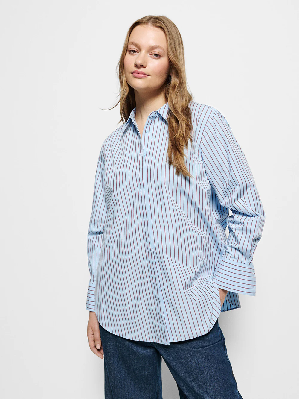 Good Earth Cotton Demi Shirt - Image 2