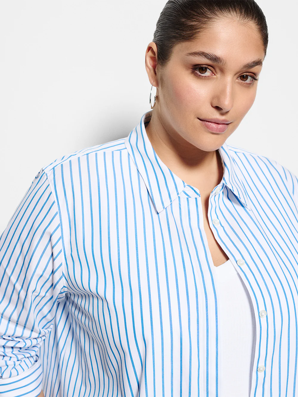 Good Earth Cotton Demi Shirt - Image 5