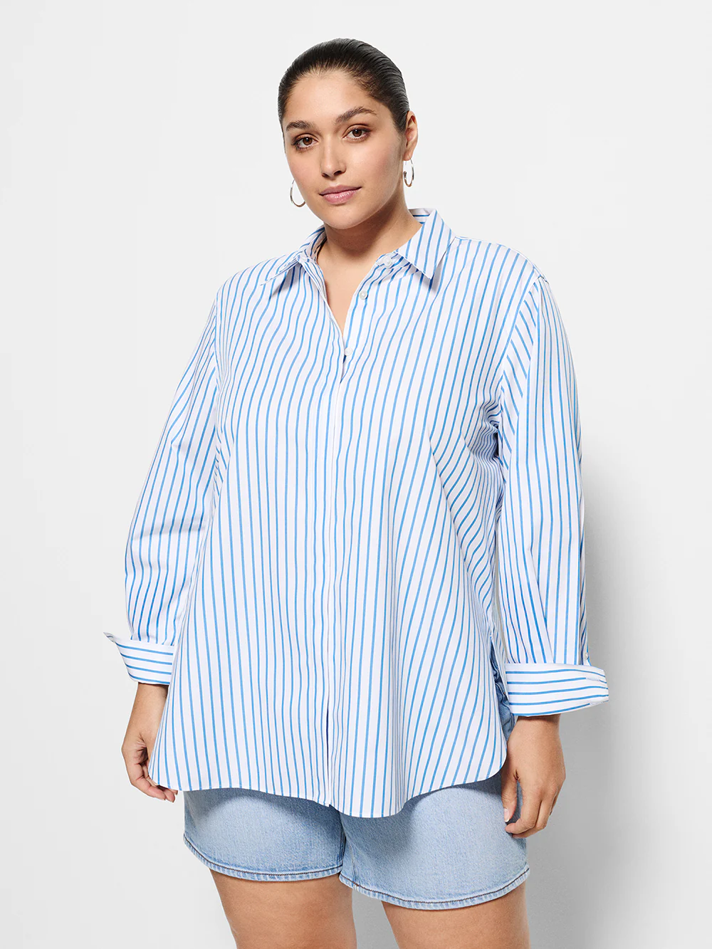 Good Earth Cotton Demi Shirt - Image 6