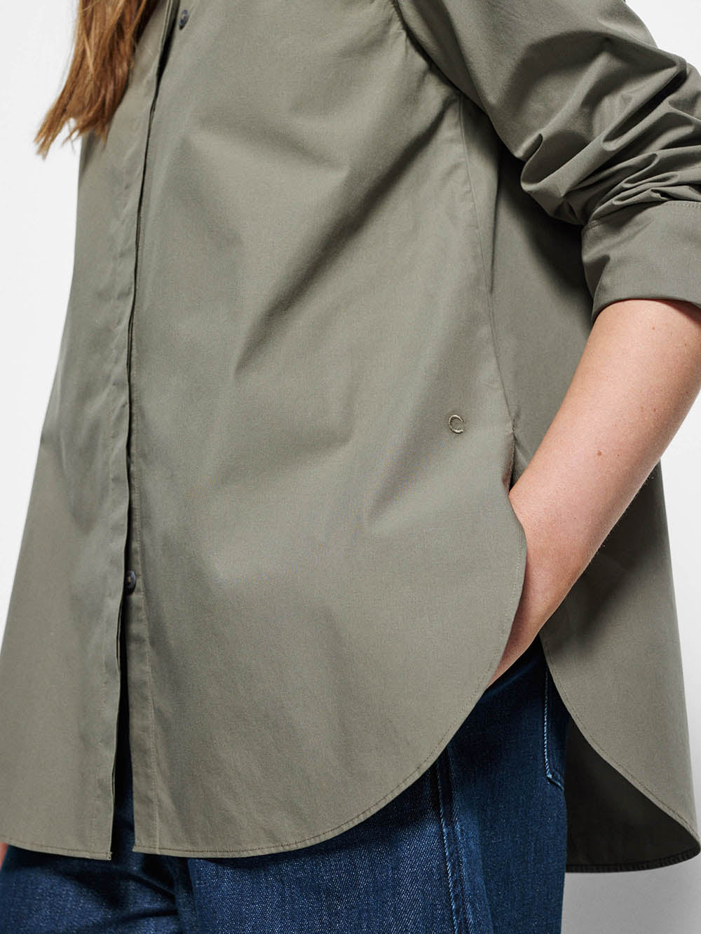 Good Earth Cotton Demi Shirt - Image 2
