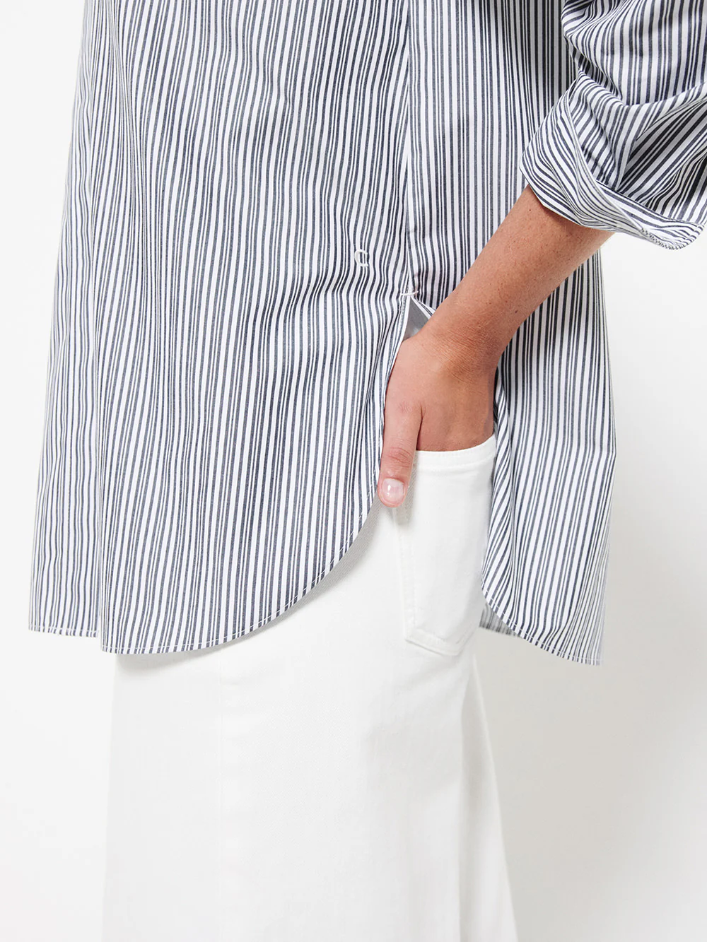 Good Earth Cotton Demi Shirt - Image 2