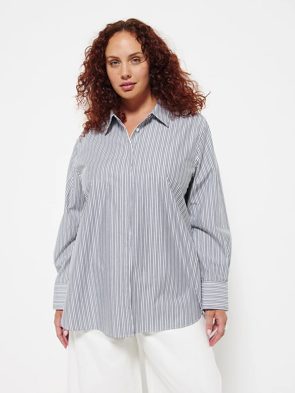 Good Earth Cotton Demi Shirt - Image 5
