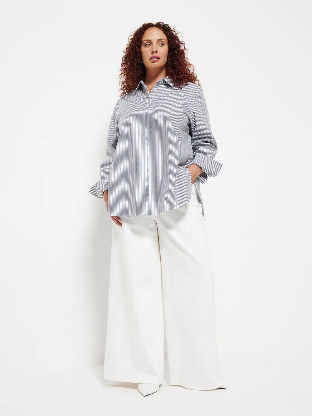 Good Earth Cotton Demi Shirt - Image 7