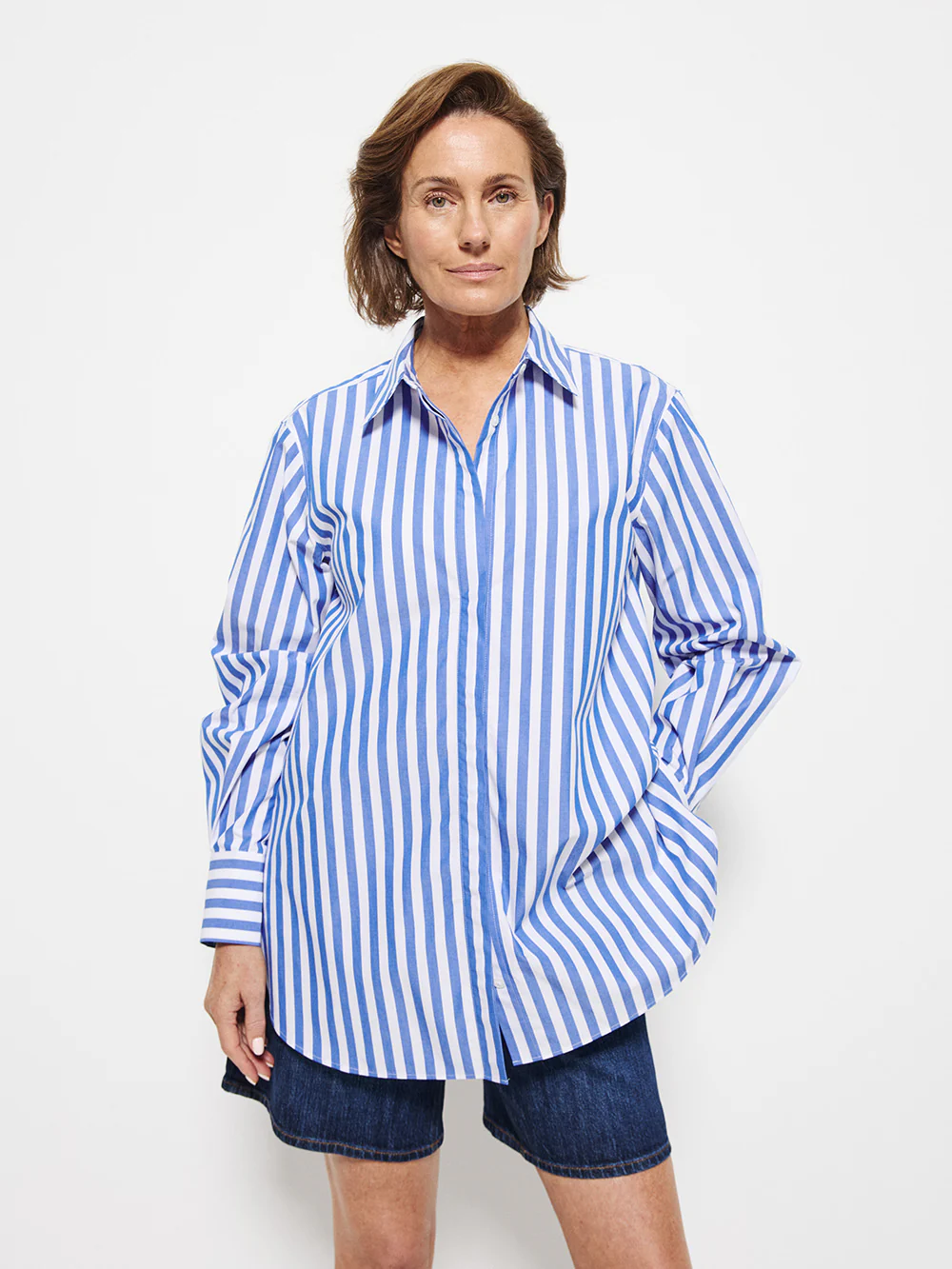 Good Earth Cotton Demi Shirt - Image 2