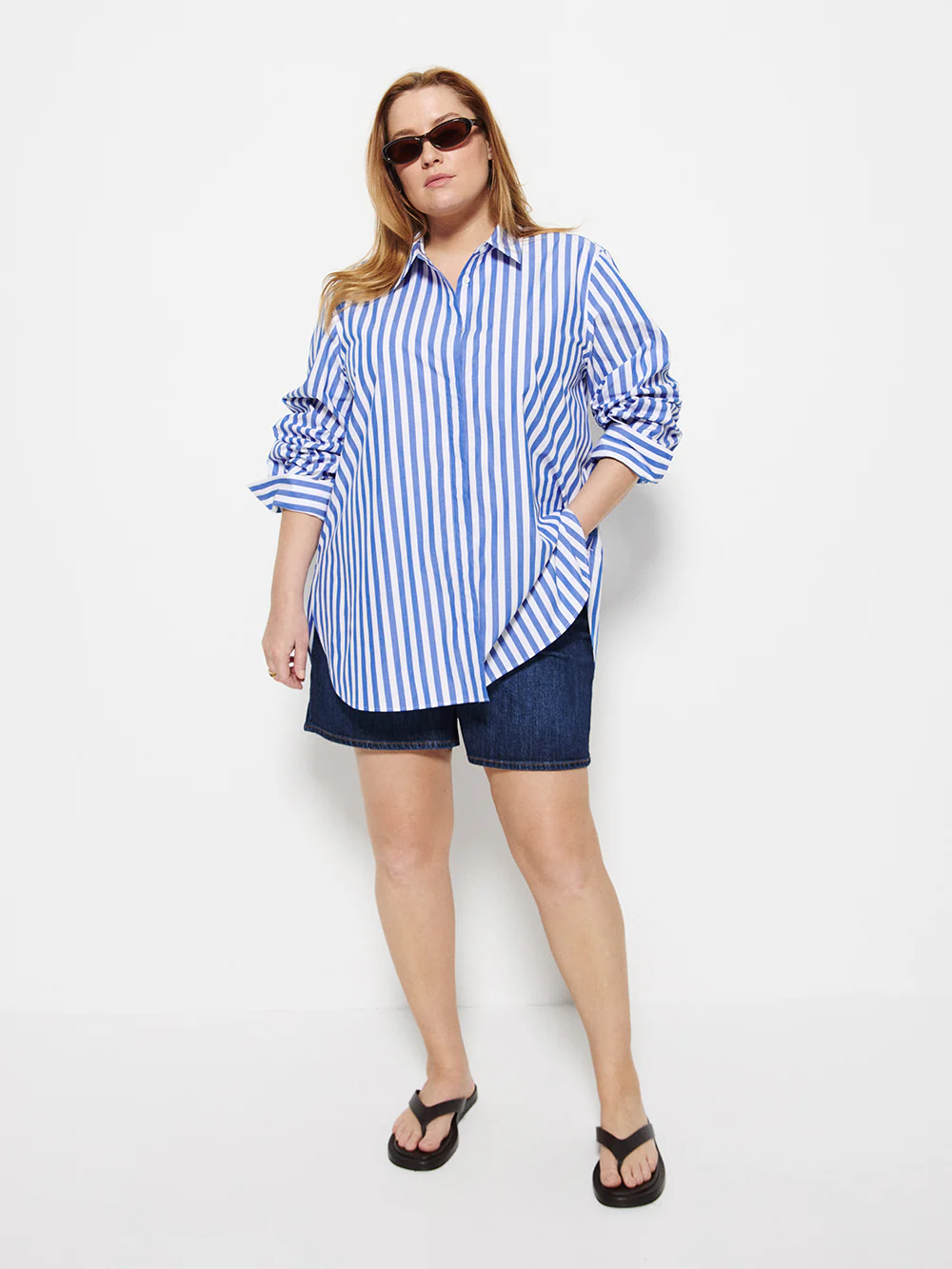 Good Earth Cotton Demi Shirt - Image 9