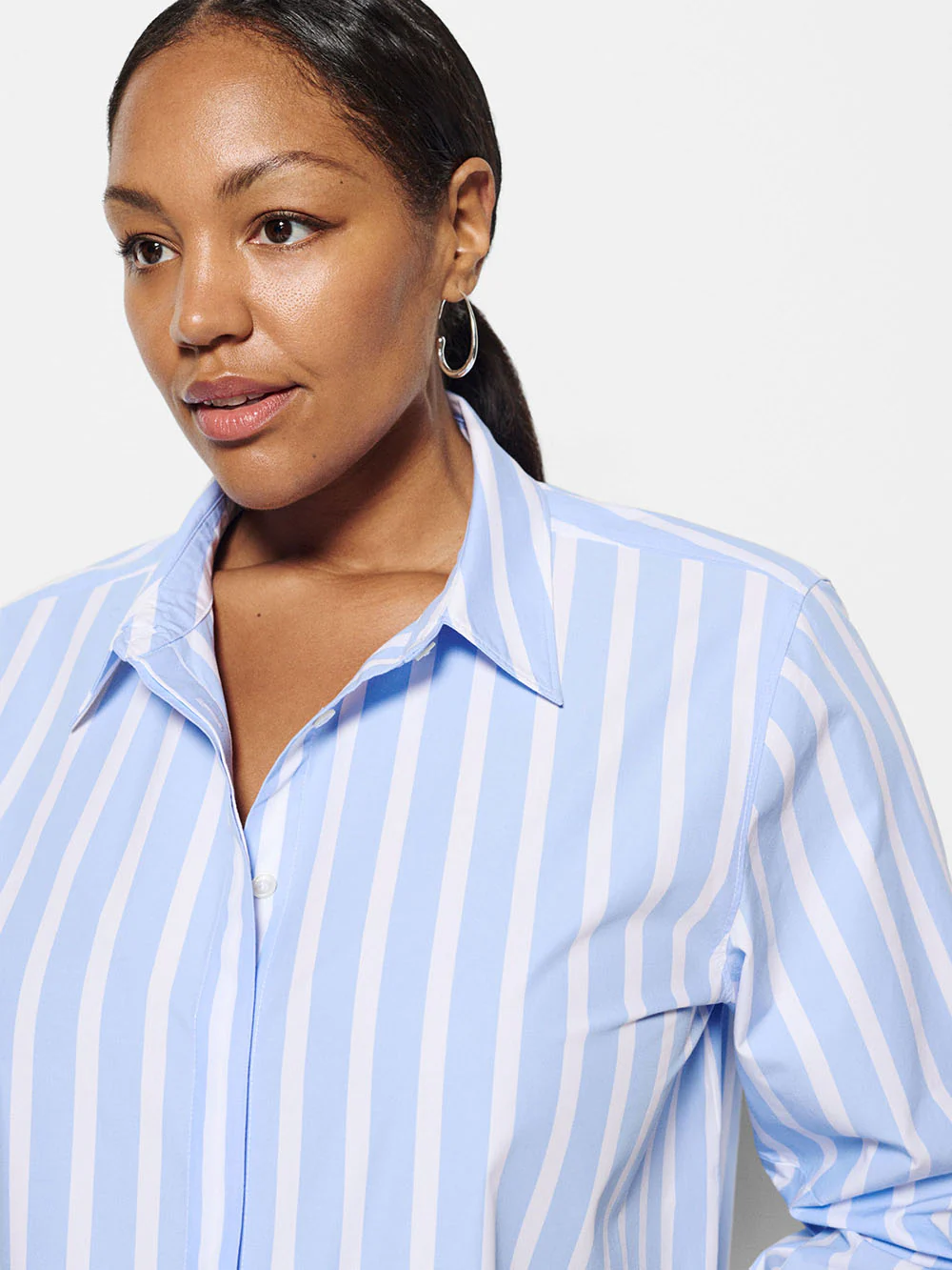 Good Earth Cotton Demi Shirt - Image 5