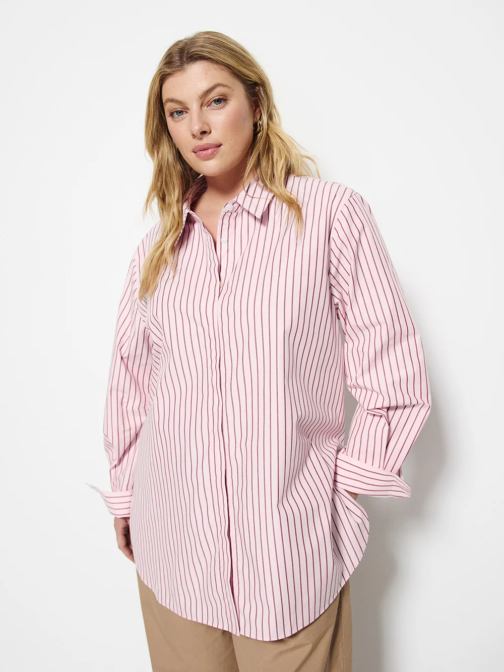 Good Earth Cotton Demi Shirt - Image 7