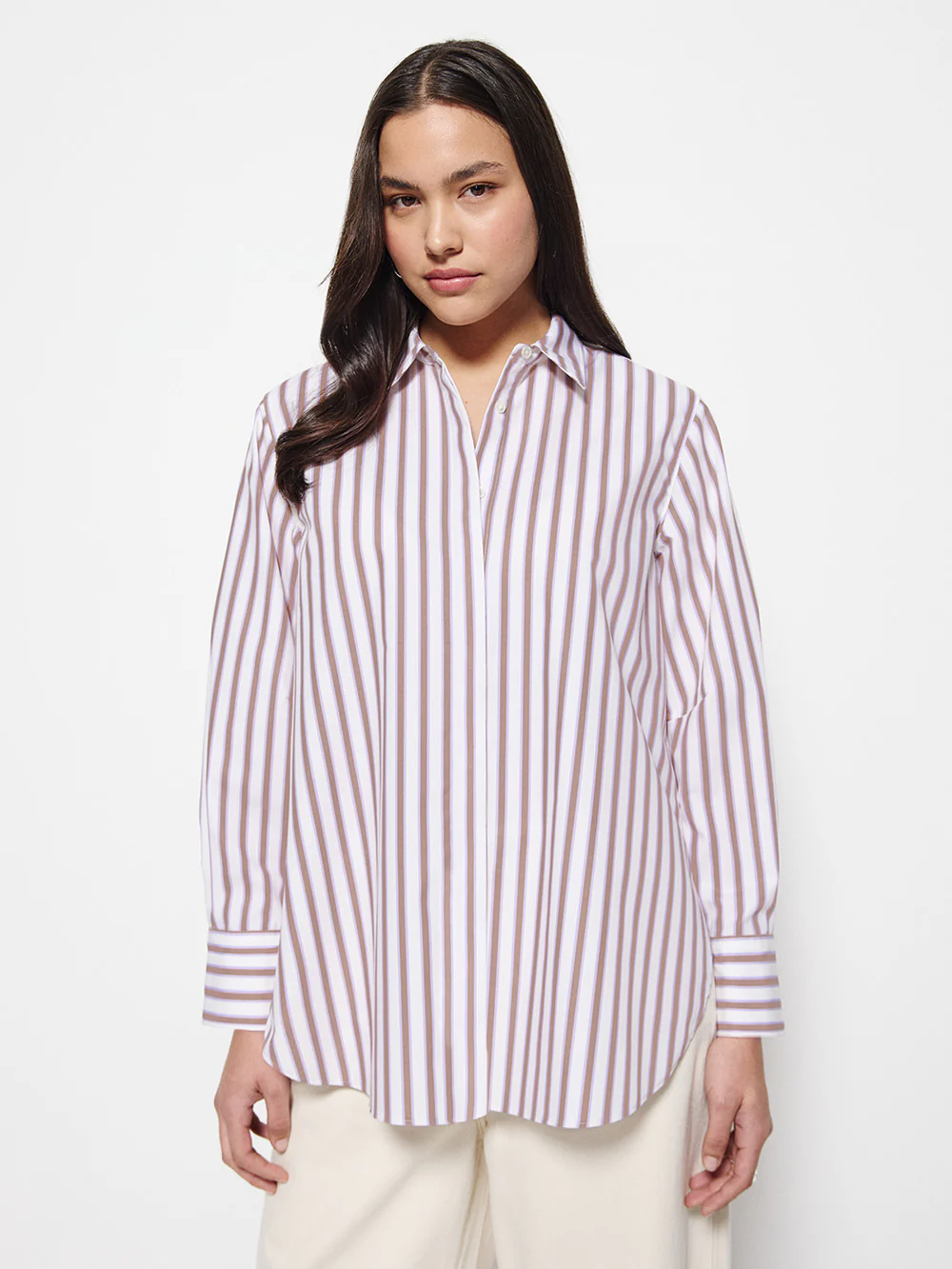 Good Earth Cotton Demi Shirt - Image 2