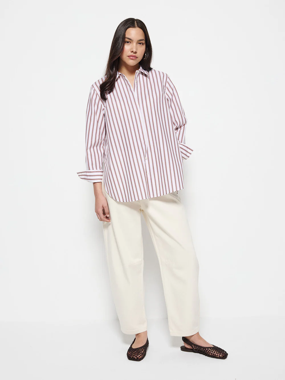 Good Earth Cotton Demi Shirt - Image 3