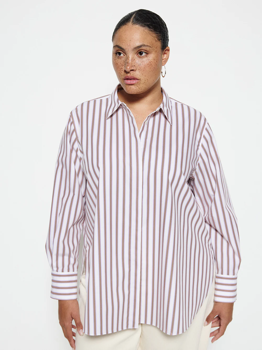 Good Earth Cotton Demi Shirt - Image 7