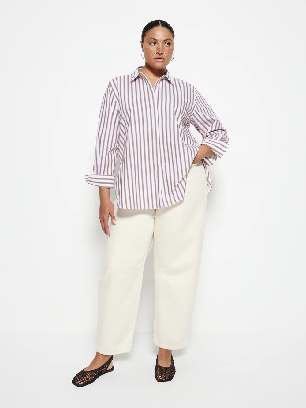Good Earth Cotton Demi Shirt - Image 9