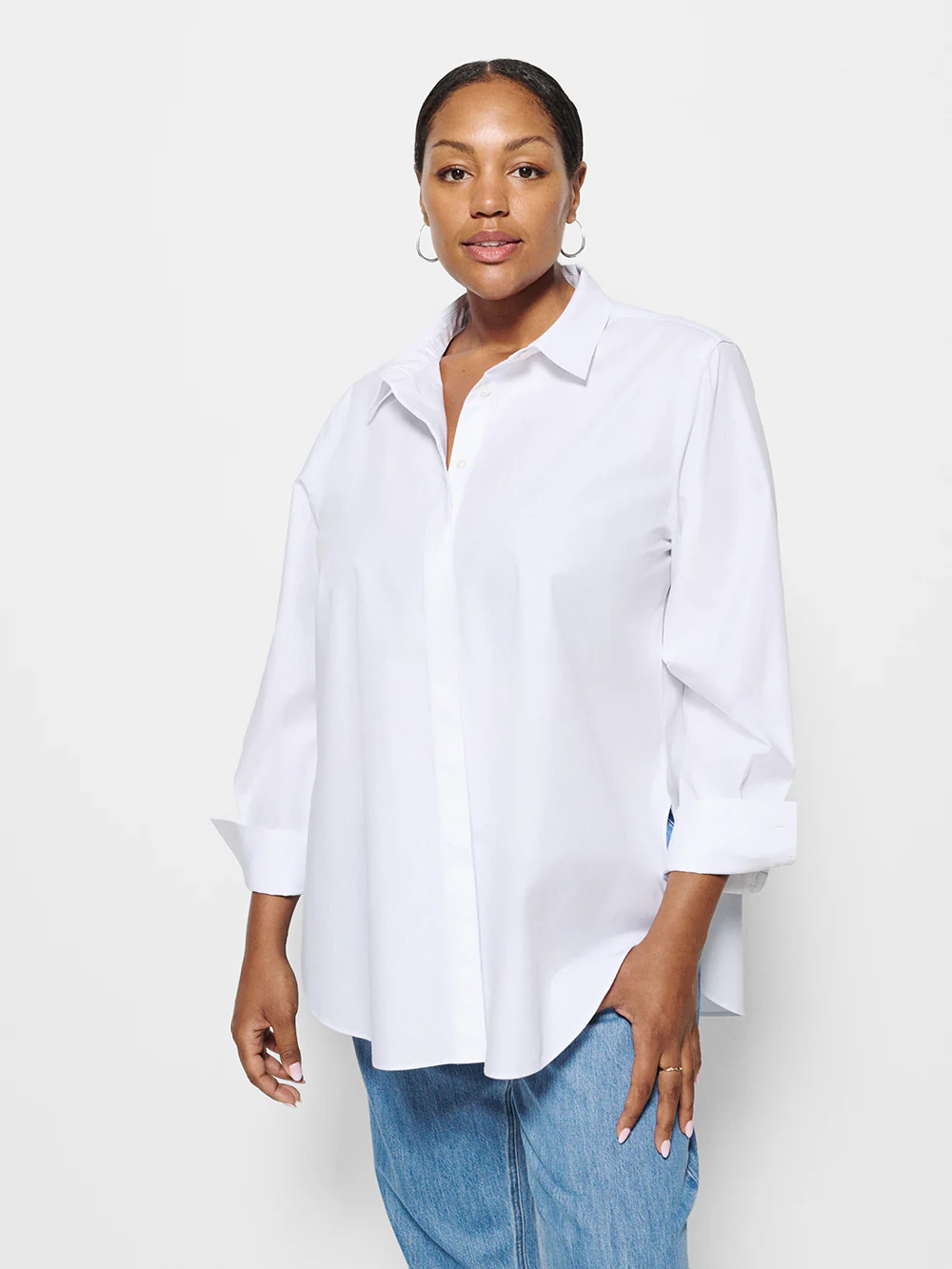Good Earth Cotton Demi Shirt - Image 9