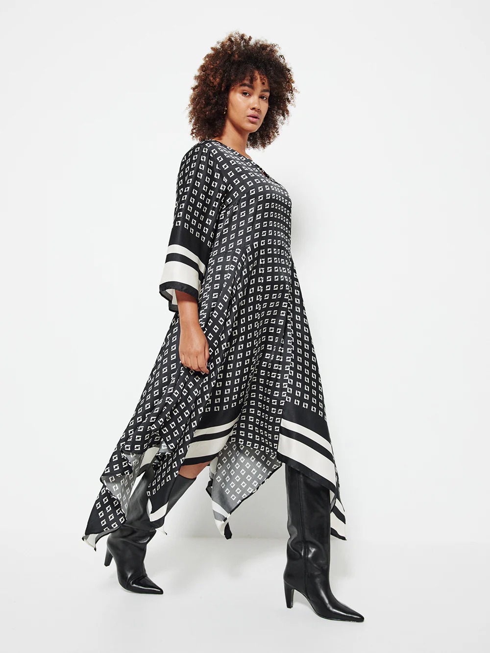 Handkerchief Hem Dress - Image 8