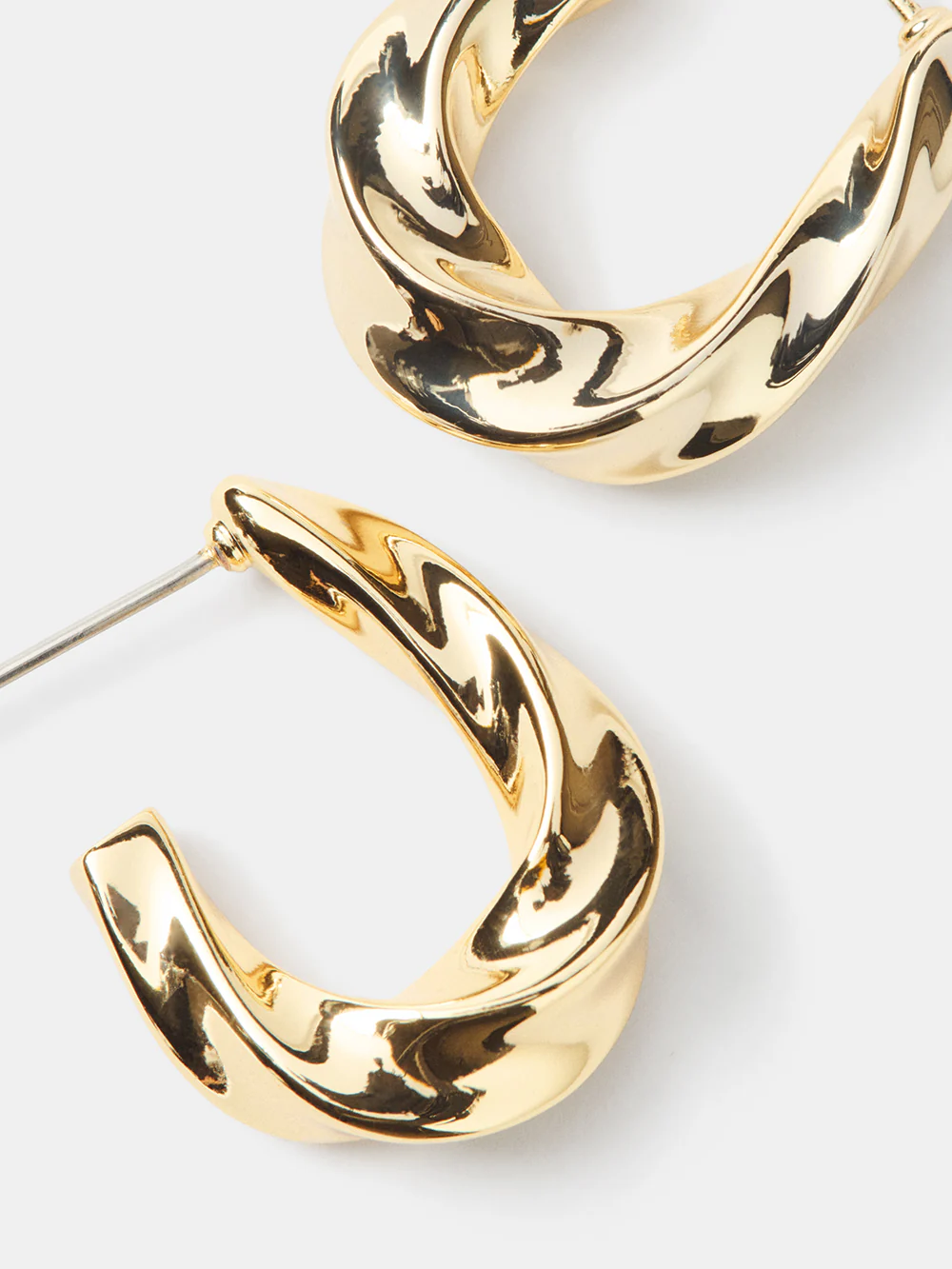 Hazel Spiral Hoops - Image 3