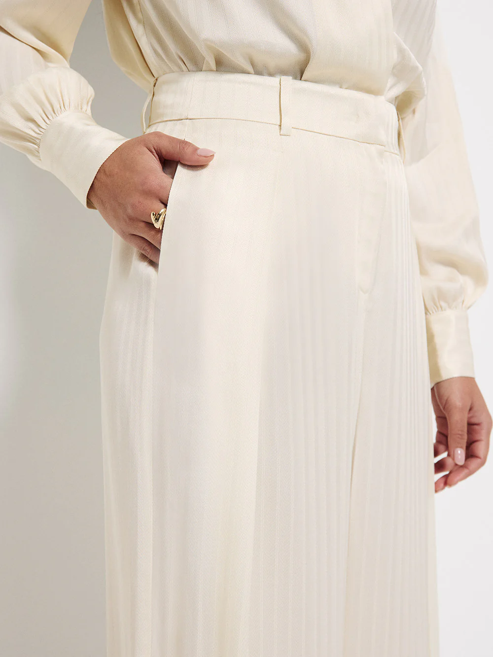 High Waist Drape Pant - Image 3