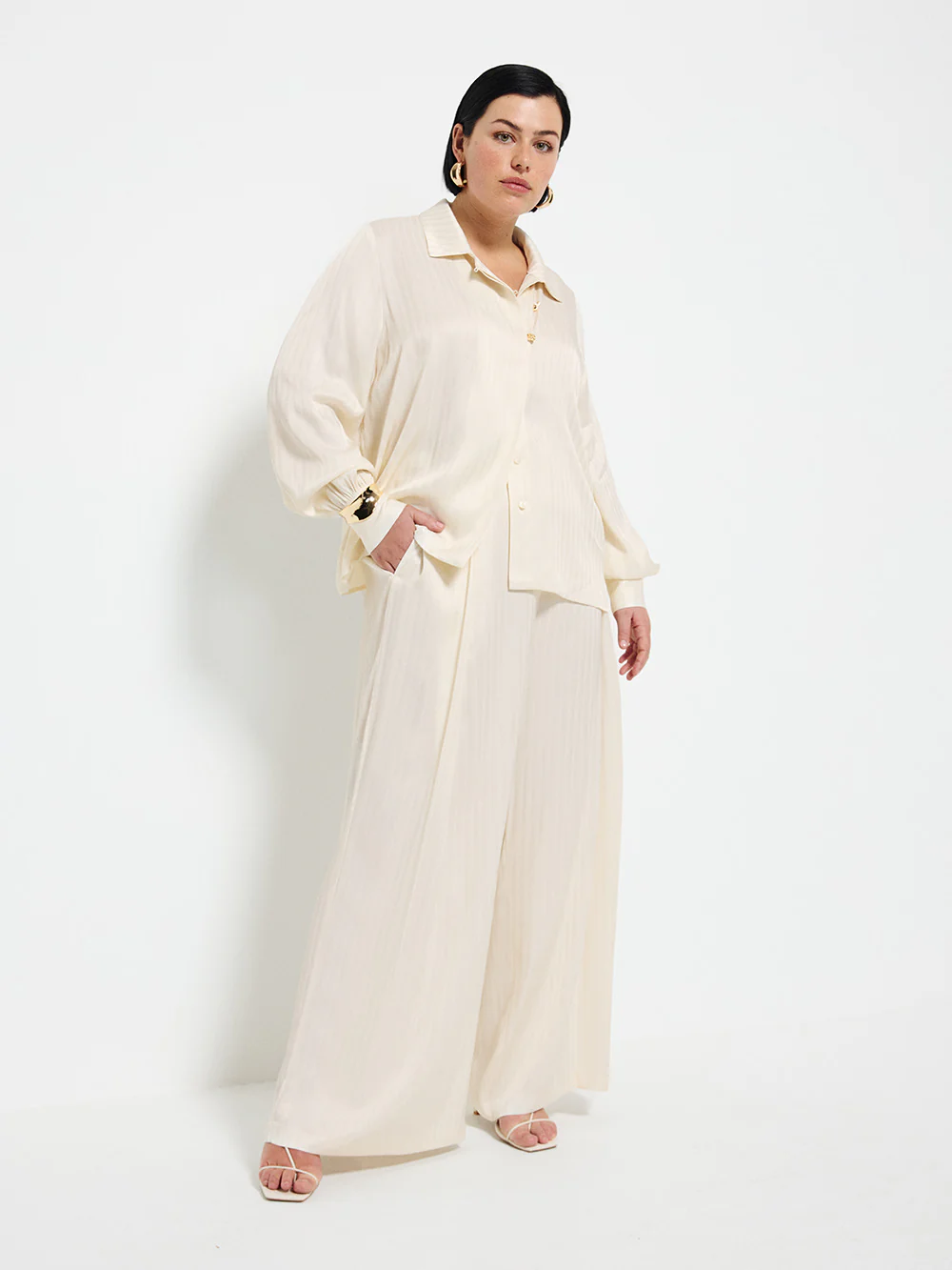 High Waist Drape Pant - Image 5