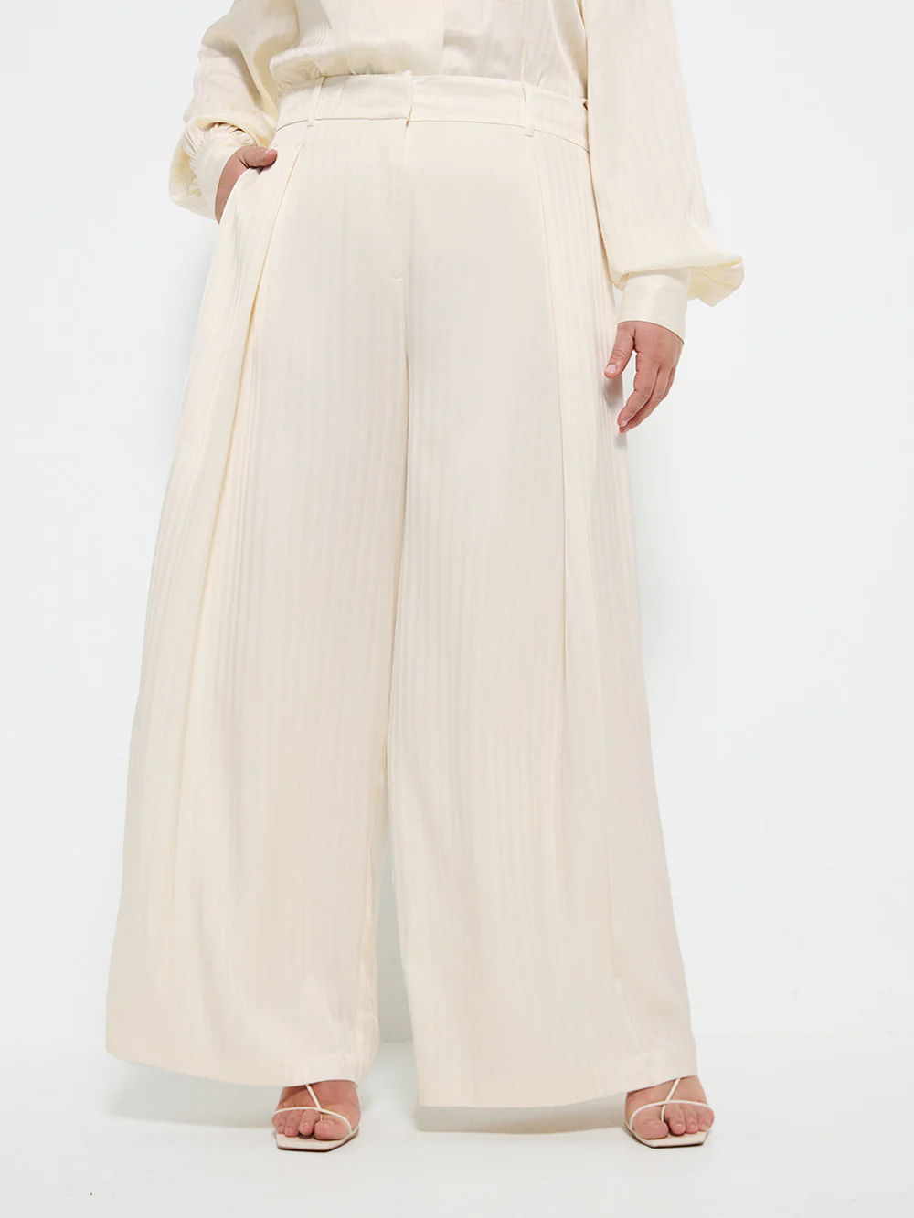 High Waist Drape Pant - Image 6