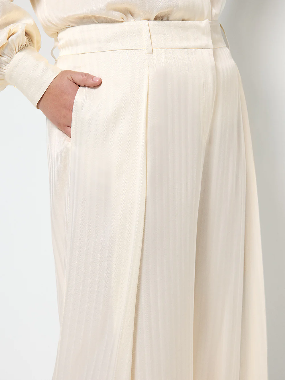 High Waist Drape Pant - Image 7