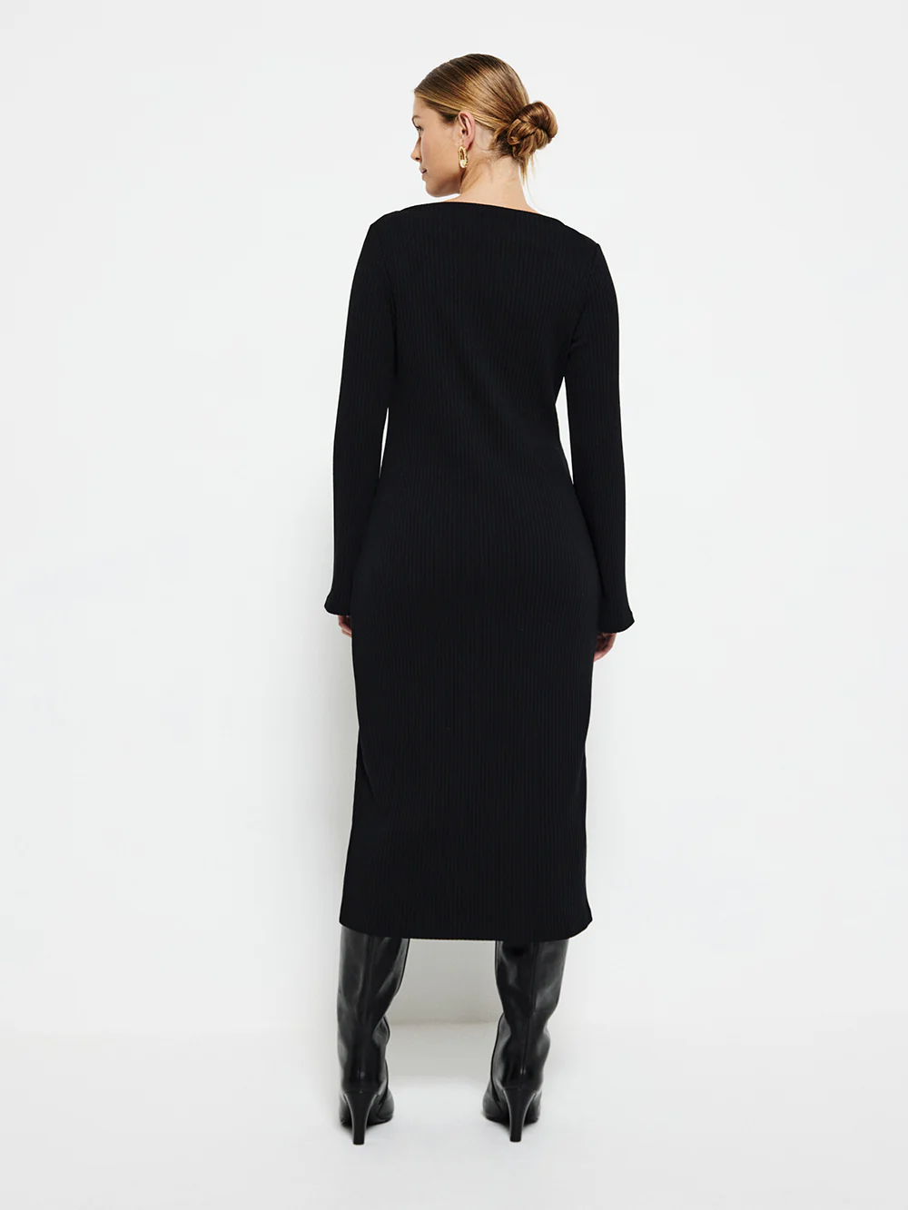 Knit Midi Dress - Image 3