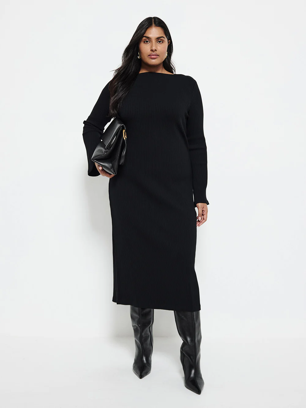 Knit Midi Dress - Image 5