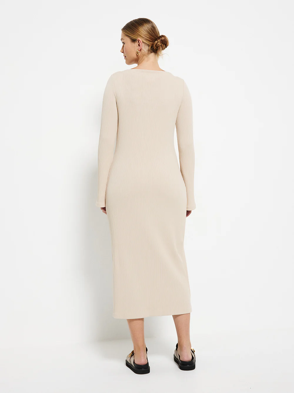 Knit Midi Dress - Image 3