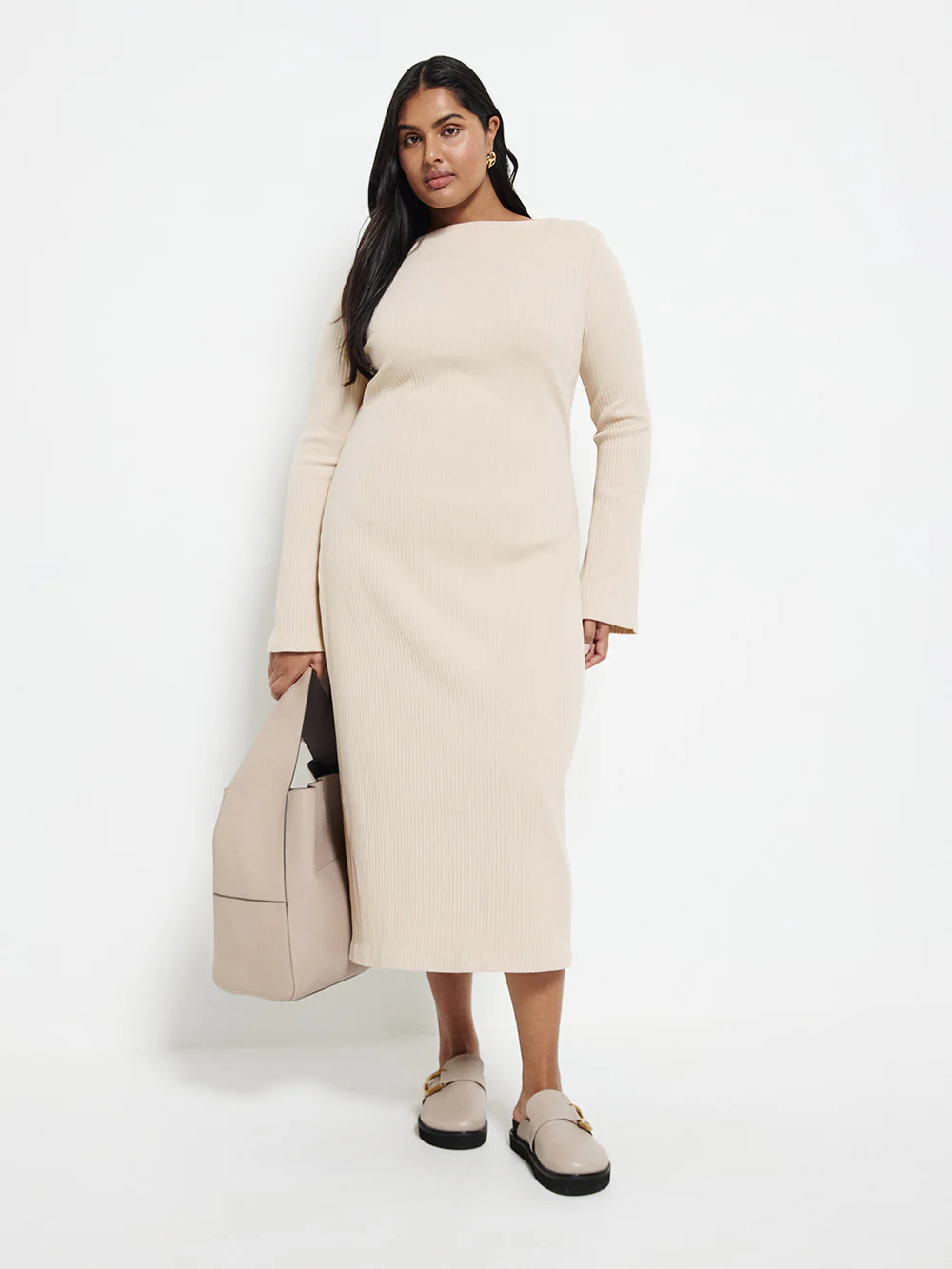 Knit Midi Dress - Image 6