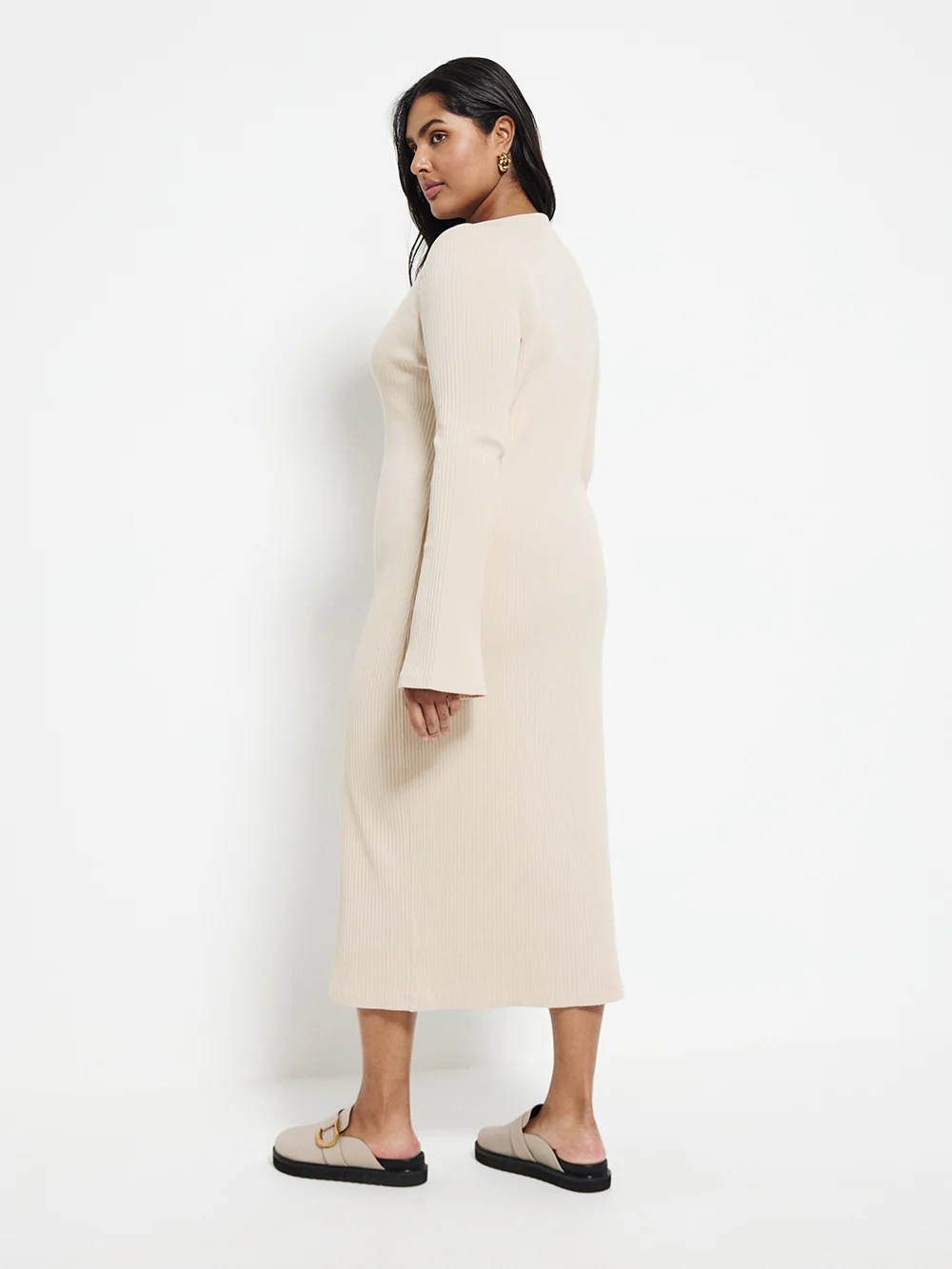 Knit Midi Dress - Image 8