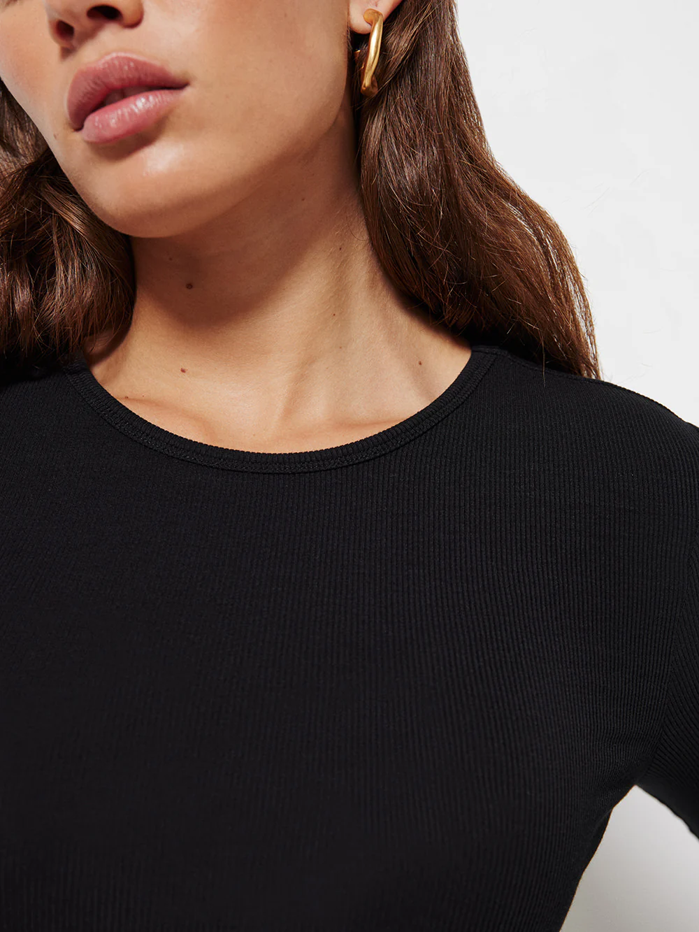 Long Sleeve Rib Tee - Image 3