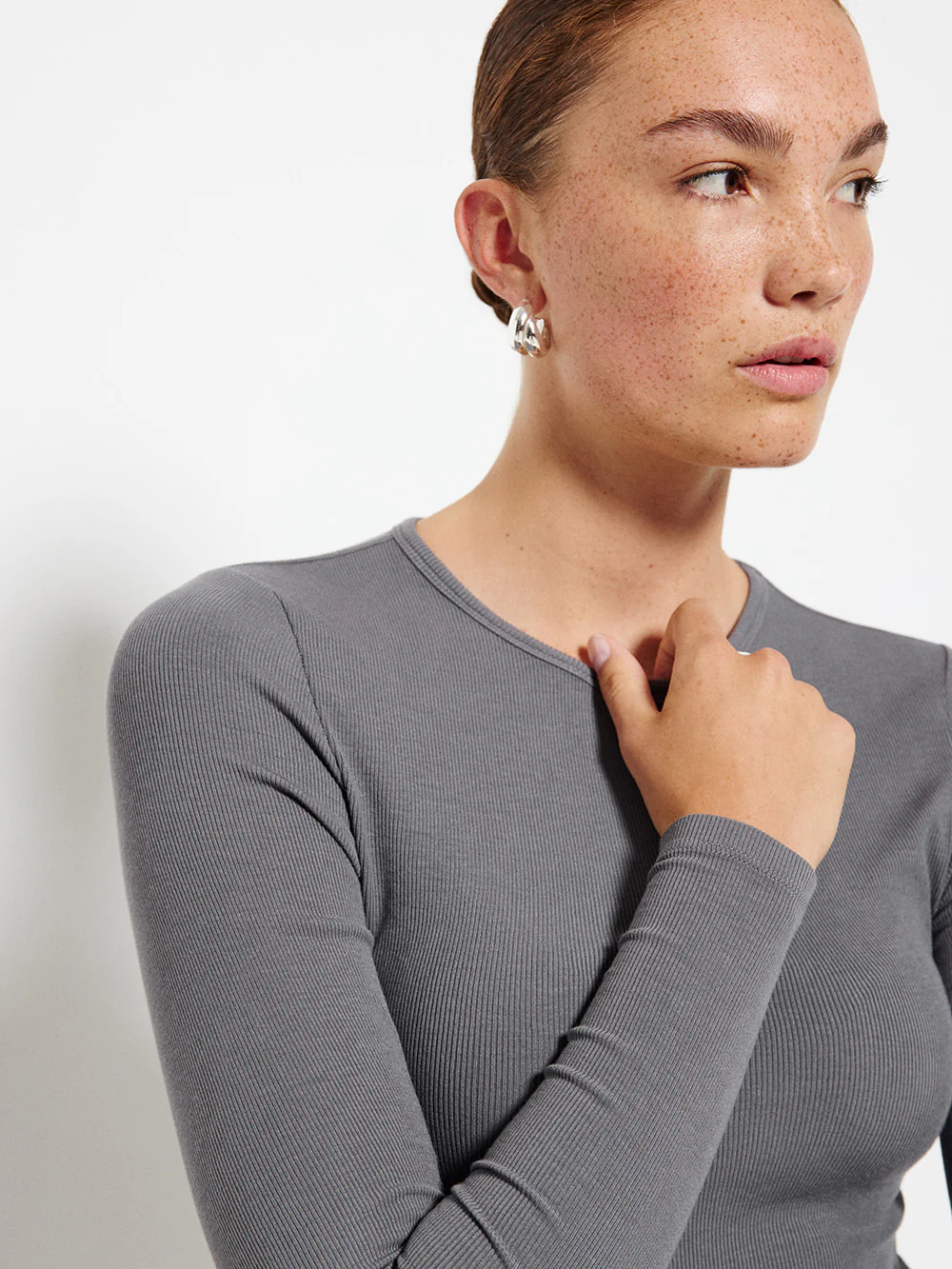 Long Sleeve Rib Tee
