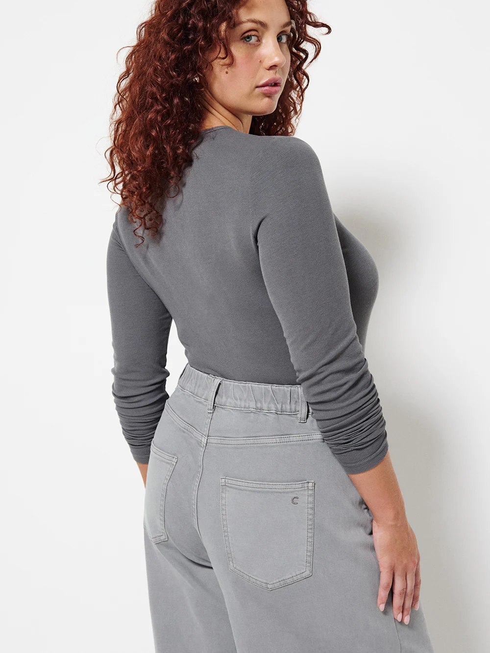 Long Sleeve Rib Tee - Image 7