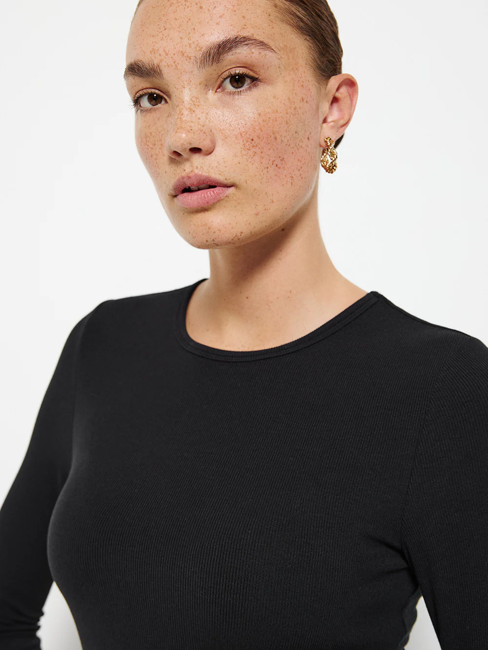 Long Sleeve Rib Tee - Image 2