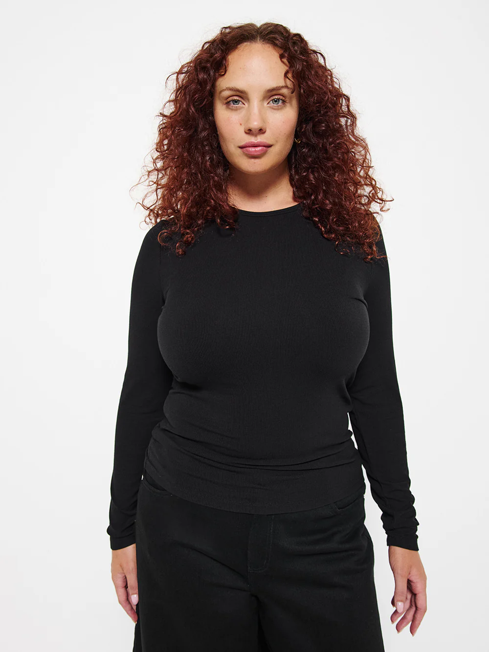 Long Sleeve Rib Tee - Image 5