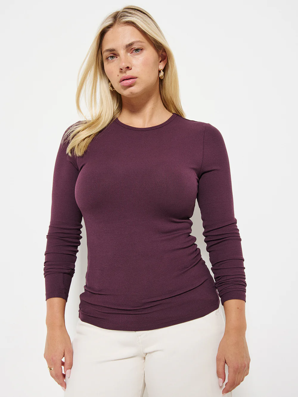 Long Sleeve Rib Tee