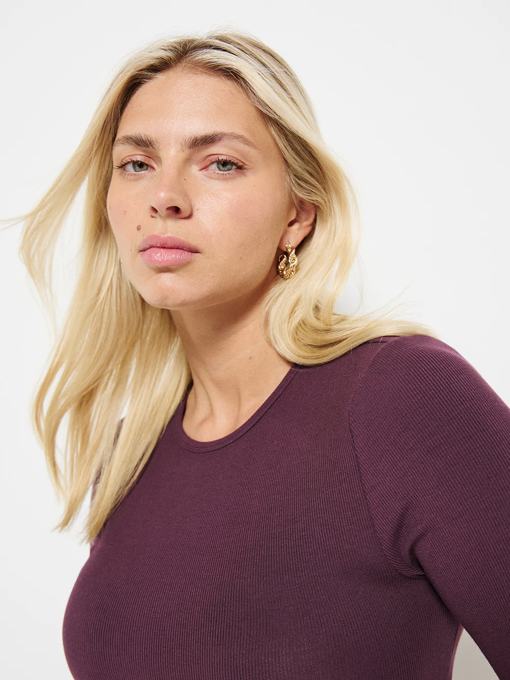 Long Sleeve Rib Tee - Image 2