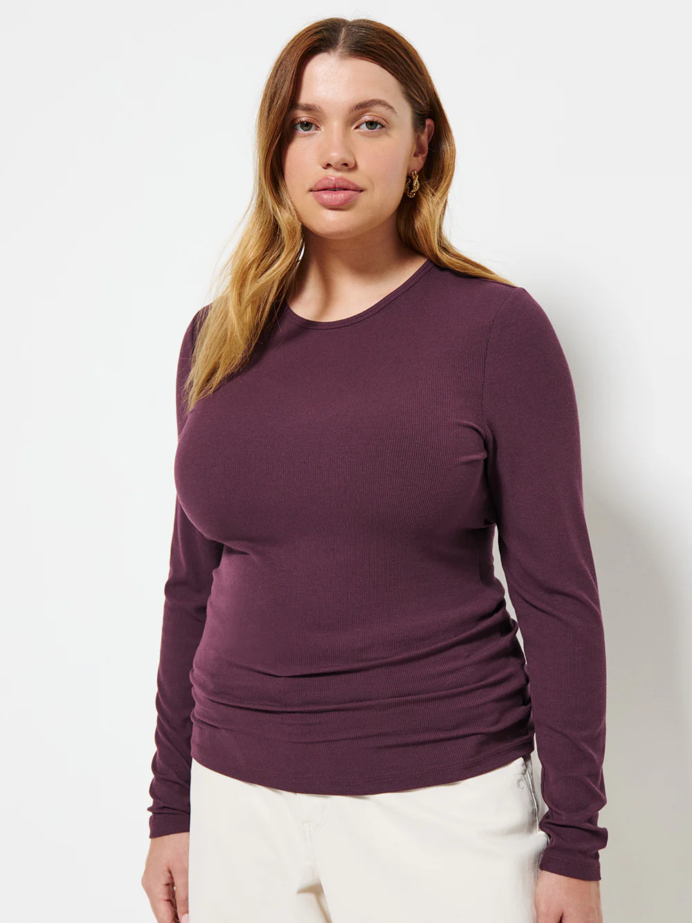 Long Sleeve Rib Tee - Image 5