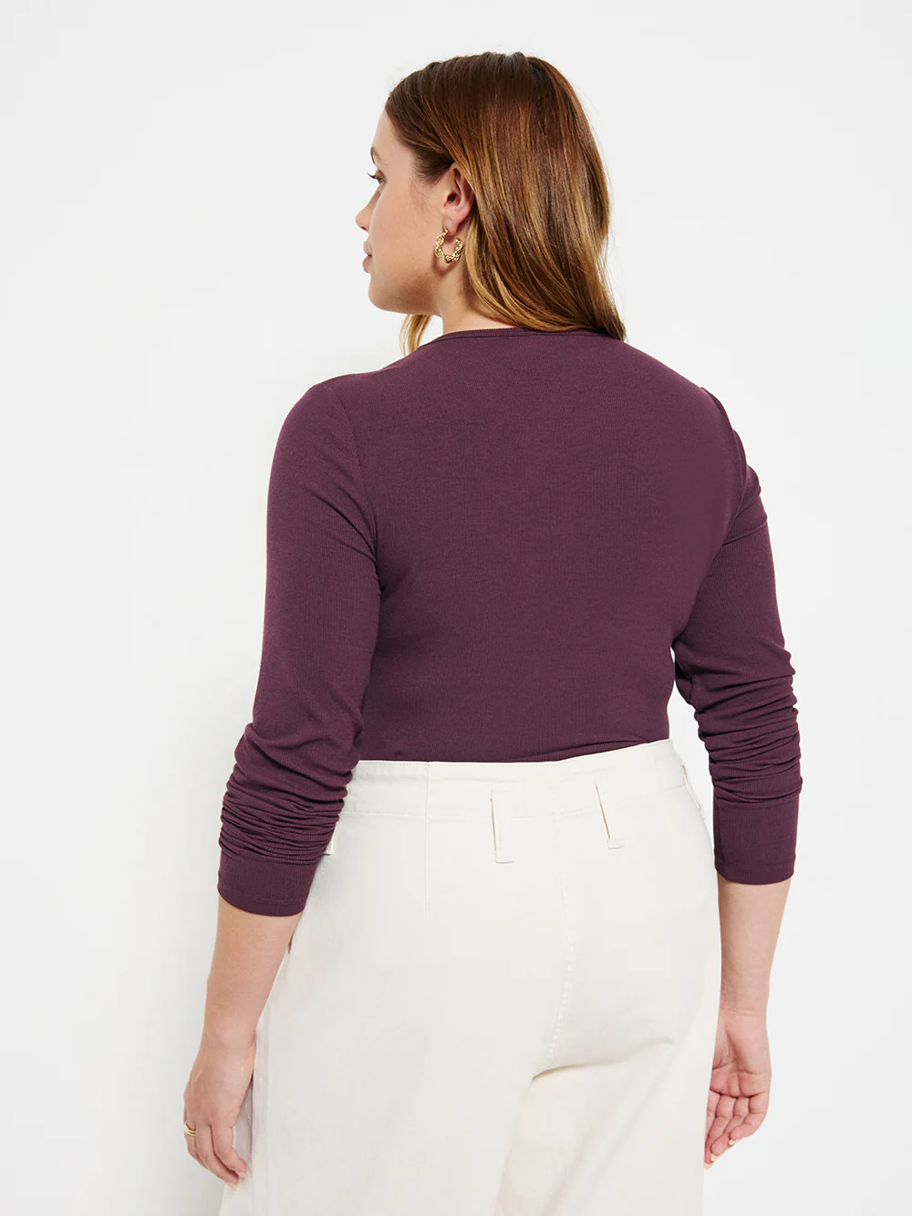 Long Sleeve Rib Tee - Image 8