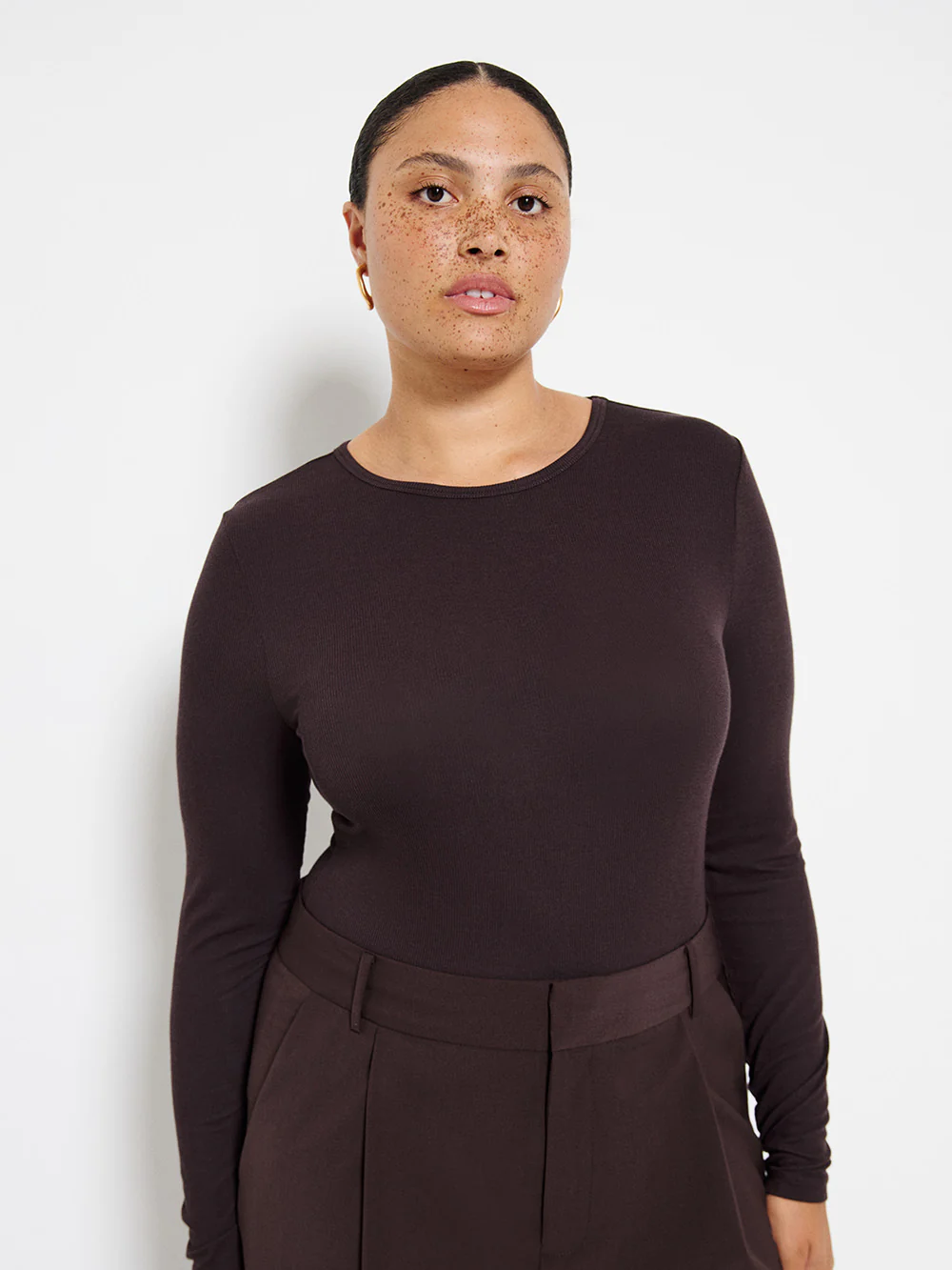 Long Sleeve Rib Tee - Image 6